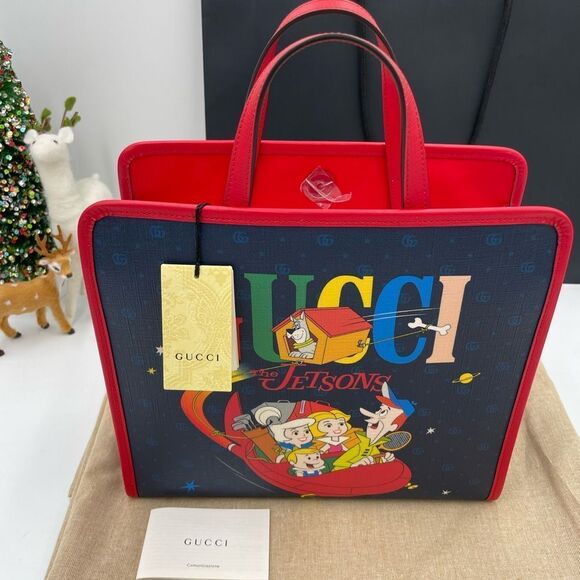 Women’s Gucci X, the Jetsons GG Supreme canvas tote made in Italy - Picture 2 of 10